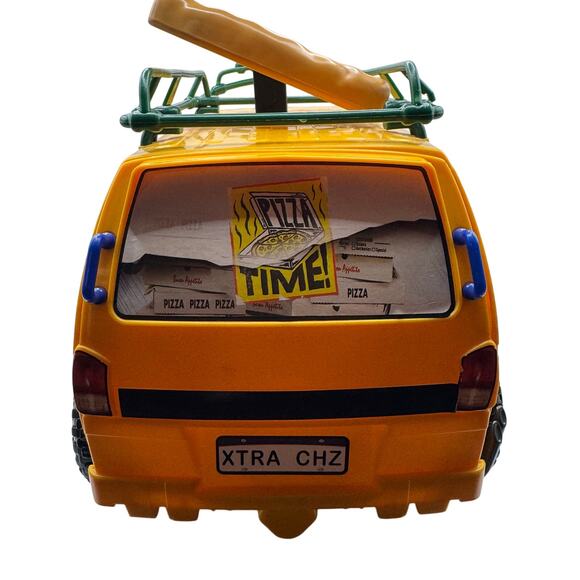 TMNT Mutant Mayhem PizzaFire Van (Works) + Figures Lot 4” & 12” Playmates - Picture 4 of 7